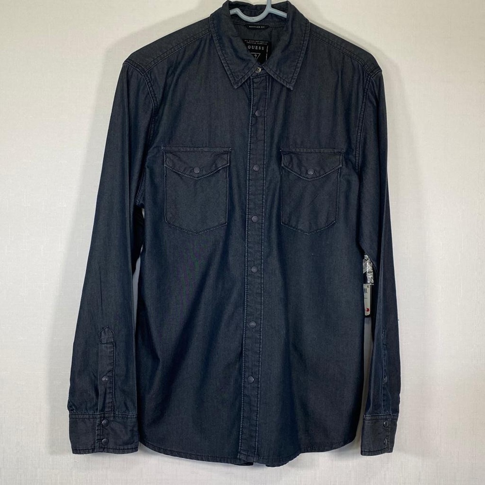 Guess Regular Fit Button Up Logan Shirt NWT